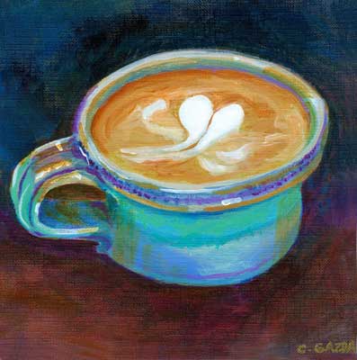 April 15, 2012: Almond Milk Latté