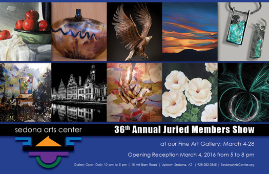 "36th Annual Juried Members Art Exhibit" March 4 - 28, 2016